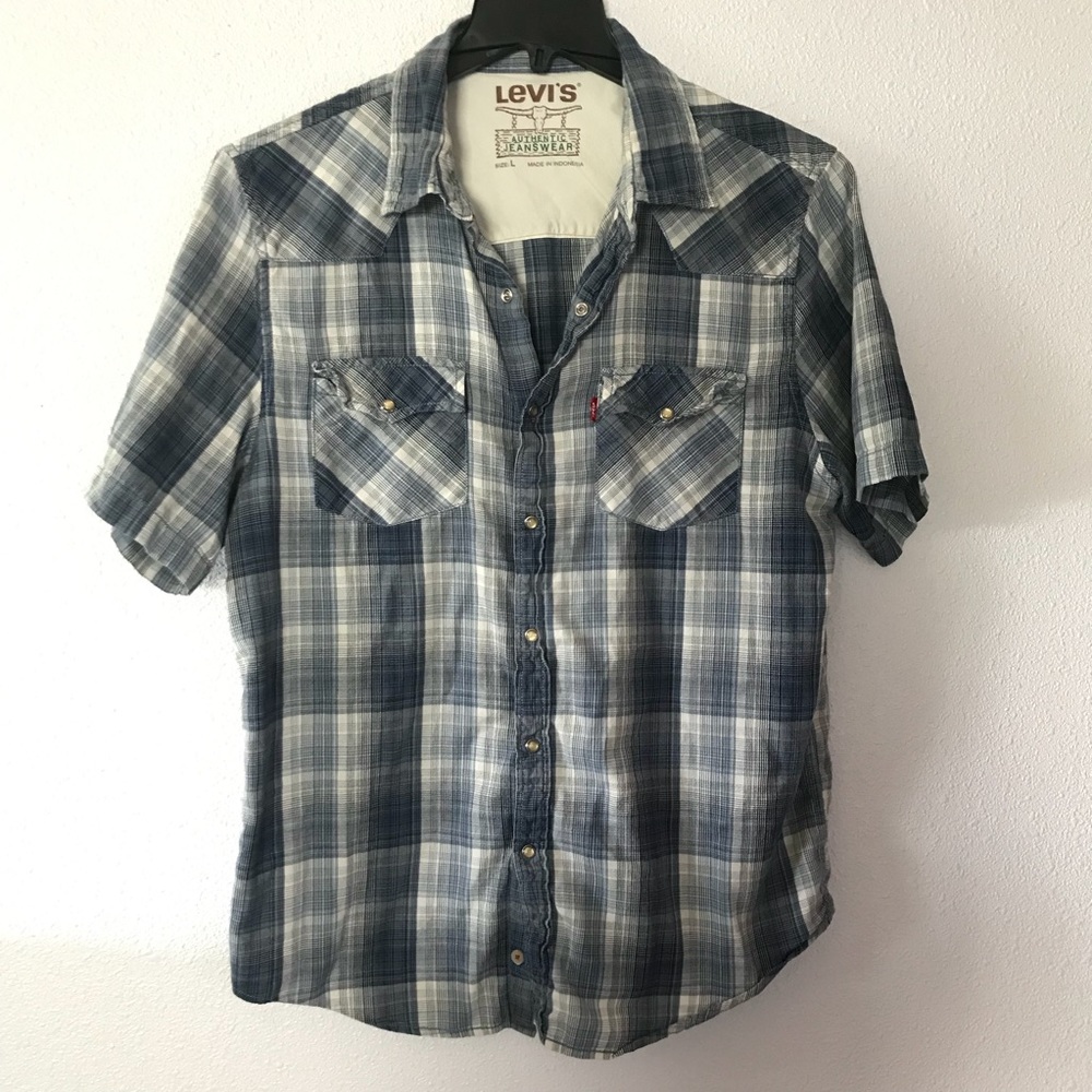 Levi’s Western Plaid Short Sleeve